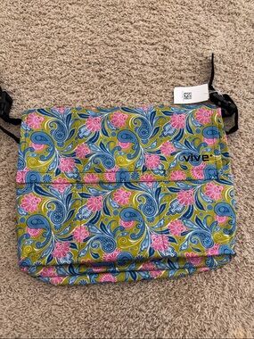 NWT Vive Health Floral Paisley Wheelchair / Walker Bag Tote (No Shoulder Strap)